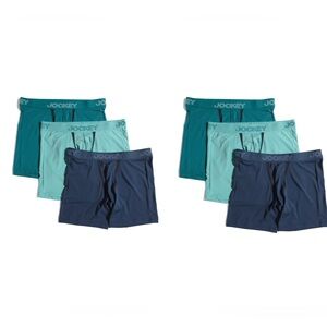 2 x 3pack Jockey no chafe pouch boxer briefs (6) NWT